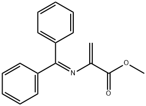 Methyl 2-(diphenylMethyleneaMino)acrylate Structure