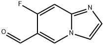 IMidazo[1,2-a]pyridine-6-carboxaldehyde, 7-fluoro-,1185767-14-9,结构式