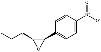 (2R,3R)-2-(4-nitrophenyl)-3-propyl-oxirane 化学構造式