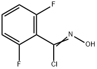 2,6-DIFLUORO-N-HYDROXYBENZENECARBOXIMIDOYL CHLORIDE,118591-69-8,结构式