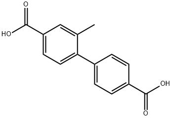 2-甲基-[1,1'-联苯]-4,4'-二羧酸 结构式