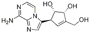 (1S,2R,5S)-5-(8-aMinoiMidazo[1,2-a]pyrazin-3-yl)-3-(hydroxyMethyl)cyclopent-3-ene-1,2-diol,1186073-08-4,结构式