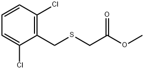 METHYL 2-[(2,6-DICHLOROBENZYL)THIO]ACETATE Struktur