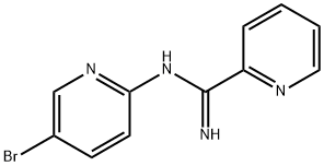 N-(5-bromo-2-pyridyl)pyridine-2-carboxamidine Struktur