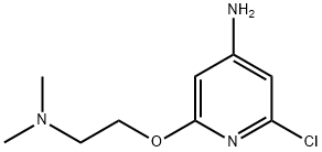 2-氯-6-(2-(二甲基氨基)乙氧基)吡啶-4-胺, 1186112-12-8, 结构式