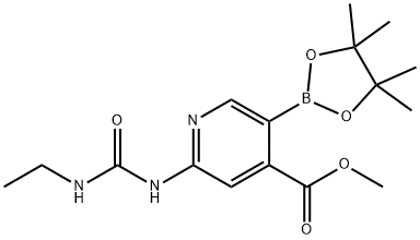 Methyl 2-(3-ethylureido)-5-(4,4,5,5-tetraMethyl-1,3,2-dioxaborolan-2-yl)isonicotinate|