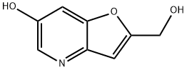 2-(羟甲基)呋喃[3,2-B]吡啶-6-醇 结构式