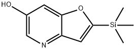 2-(三甲基甲硅烷基)呋喃[3,2-B]吡啶-6-醇,1186310-90-6,结构式