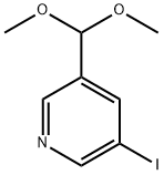 3-(二甲氧基甲基)-5-碘吡啶, 1186311-06-7, 结构式