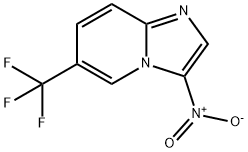 IMidazo[1,2-a]pyridine, 3-nitro-6-(trifluoroMethyl)-,1186404-88-5,结构式
