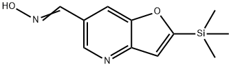 2-(Trimethylsilyl)furo[3,2-b]pyridine-6-carbaldehyde oxime|2-(TRIMETHYLSILYL)FURO[3,2-B]PYRIDINE-6-CARBALDEHYDE OXIME