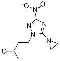 5-(1-aziridinyl)-3-nitro-1-(3-oxo-1-butyl)-1,2,4-triazole 结构式