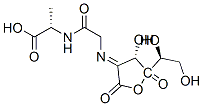 L-threo-3-Hexulosonic  acid,  2-[[2-[(1-carboxyethyl)amino]-2-oxoethyl]imino]-2-deoxy-,  -gamma--lactone,  (S)-  (9CI)|