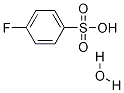 4-Fluorobenzenesulphonic Acid Monohydrate Struktur