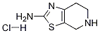 4,5,6,7-Tetrahydro-1,3-thiazolo[5,4-c]pyridin-2-ylamine Hydrochloride 化学構造式