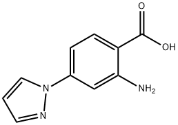 1186663-55-7 2-氨基-4-(1-吡唑基)苯甲酸