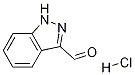 1H-Indazole-3-carboxaldehyde Hydrochloride 化学構造式