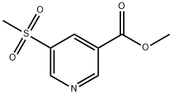 5-甲砜基烟酸甲酯,1186663-66-0,结构式