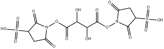 酒石酸二磺基琥珀酰亚胺酯,118674-04-7,结构式