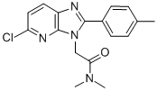 118697-12-4 5-chloro-N,N-dimethyl-2-(4-methylphenyl)-3H-imidazo(4,5-b)pyridine-3-acetamide