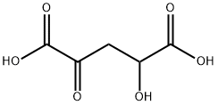 2-hydroxy-4-oxo-pentanedioic acid Structure