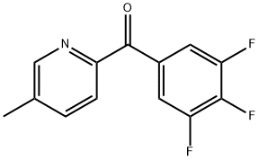 5-Methyl-2-(3,4,5-trifluorobenzoyl)pyridine|