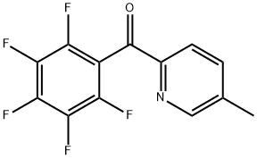 5-Methyl-2-(pentafluorobenzoyl)pyridine Structure