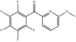 6-Methoxy-2-(pentafluorobenzoyl)pyridine 化学構造式