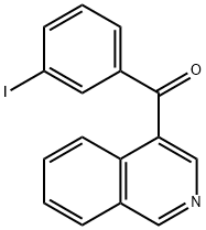 (3-碘苯基)(异喹啉-4-基)甲酮, 1187165-67-8, 结构式