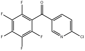 2-Chloro-5-(pentafluorobenzoyl)pyridine Structure