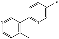 5-Bromo-4'-methyl-[2,3']bipyridinyl Struktur