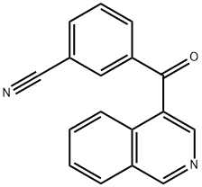 4-(3-Cyanobenzoyl)isoquinoline,1187166-36-4,结构式