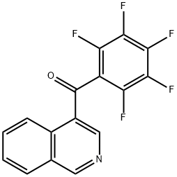 4-(Pentafluorobenzoyl)isoquinoline Structure