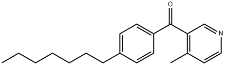 3-(4-Heptylbenzoyl)-4-methylpyridine price.