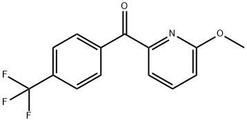 6-Methoxy-2-(4-trifluoromethylbenzoyl)pyridine Struktur