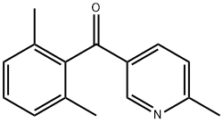 5-(2,6-Dimethylbenzoyl)-2-methylpyridine Structure