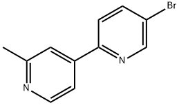 5-Bromo-2'-methyl-[2,4']bipyridinyl Struktur