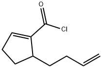 1-Cyclopentene-1-carbonyl chloride, 5-(3-butenyl)- (9CI) Structure