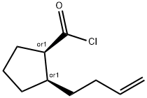 Cyclopentanecarbonyl chloride, 2-(3-butenyl)-, cis- (9CI),118717-67-2,结构式