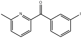 2-(3-Iodobenzoyl)-6-methylpyridine Structure