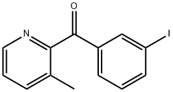 2-(3-Iodobenzoyl)-3-methylpyridine Structure