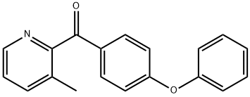 3-Methyl-2-(4-phenoxybenzoyl)pyridine Structure