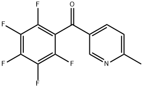 2-Methyl-5-(pentafluorobenzoyl)-pyridine Structure