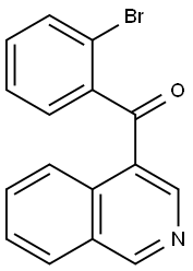 4-(2-Bromobenzoyl)isoquinoline Structure