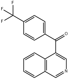 4-(4-Trifluoromethylbenzoyl)isoquinoline,1187171-64-7,结构式