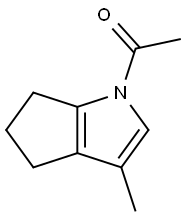 Cyclopenta[b]pyrrole, 1-acetyl-1,4,5,6-tetrahydro-3-methyl- (9CI),118718-53-9,结构式