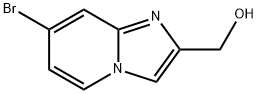 IMidazo[1,2-a]pyridine-2-Methanol, 7-broMo- 化学構造式