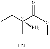 (R)-2-氨基-2-甲基丁酸甲酯盐酸盐, 118725-00-1, 结构式