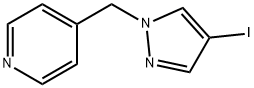 4-IODO-1-(PYRIDIN-4-YLMETHYL)PYRAZOLE 结构式