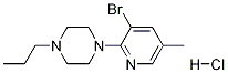3-Bromo-2-(4-propylpiperazino)-5-picoline, HCl|1-(3-BROMO-5-METHYLPYRIDIN-2-YL)-4-PROPYLPIPERAZINE, HCL
